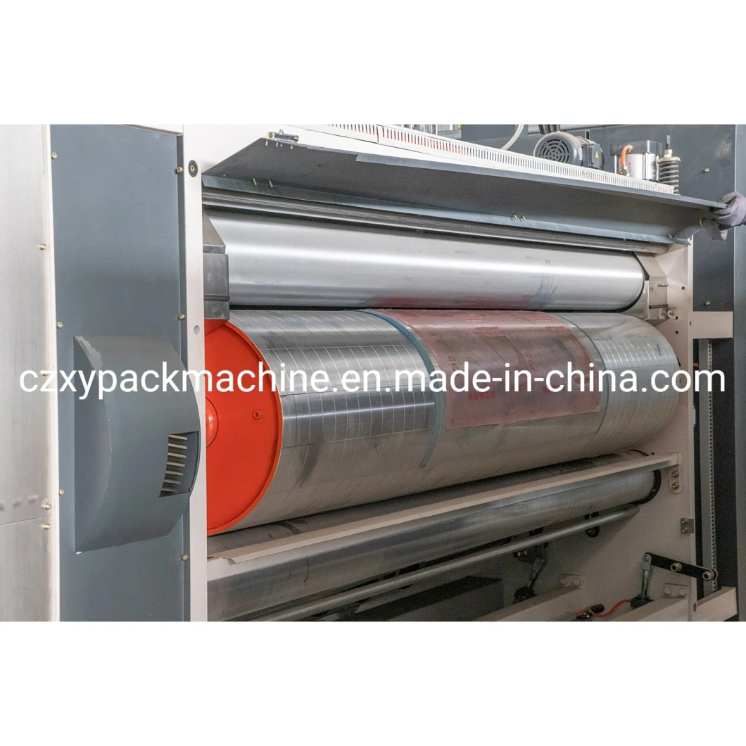 Auto Flexo Printer Printing Cutting Packing Packaging Corrugated Carton Box Making Machine