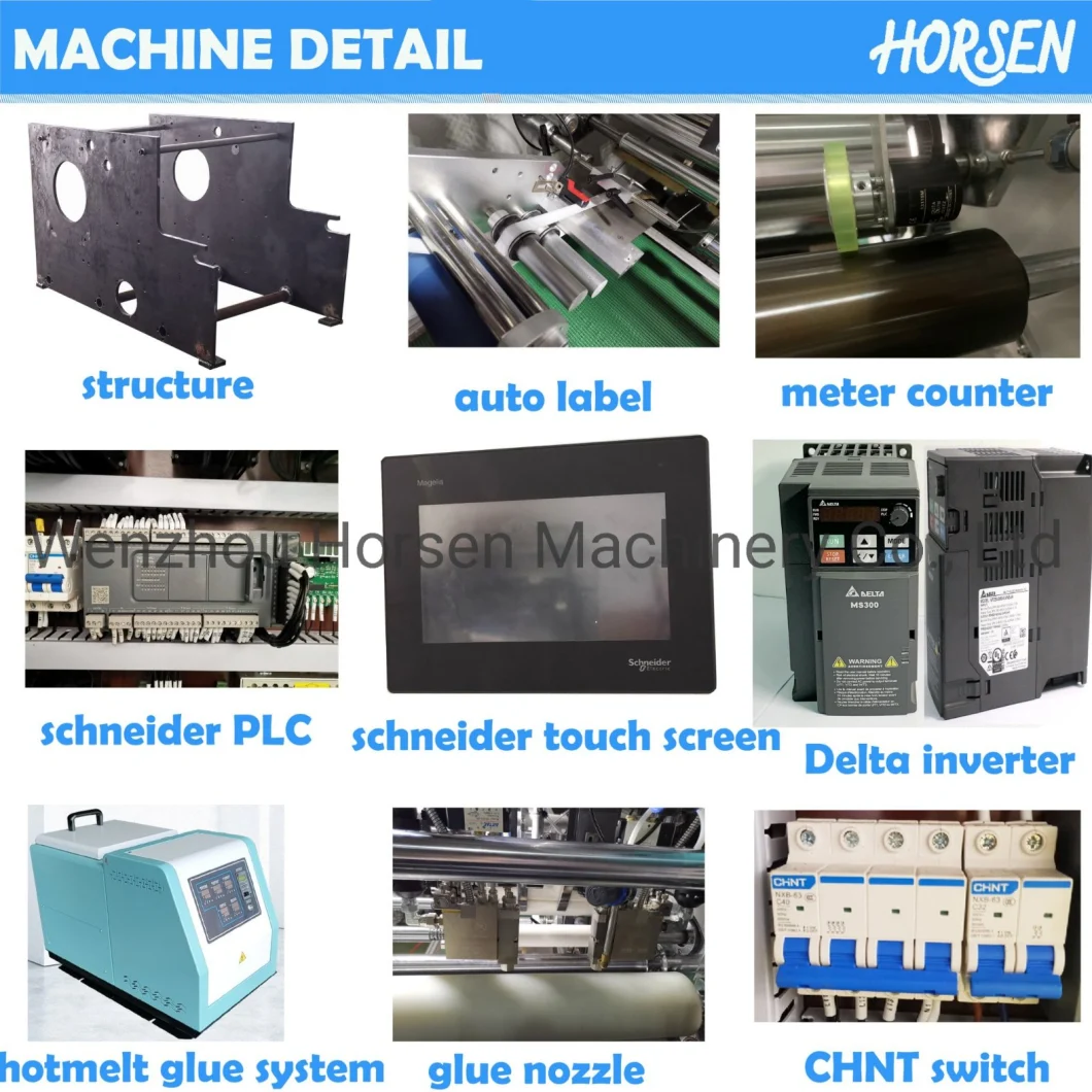 China Suppilier Auto Pre Stretch Film Slitter Rewinder Machine