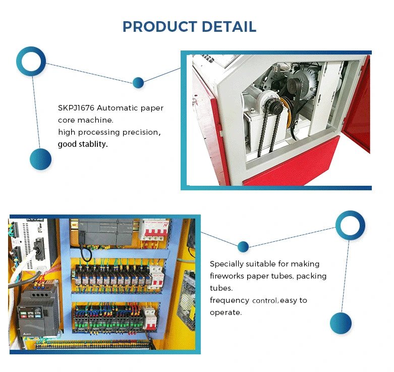 Textile Parallel Paper Tube Making Machine, Small Parallel Tube Making Machine for Stretch Film